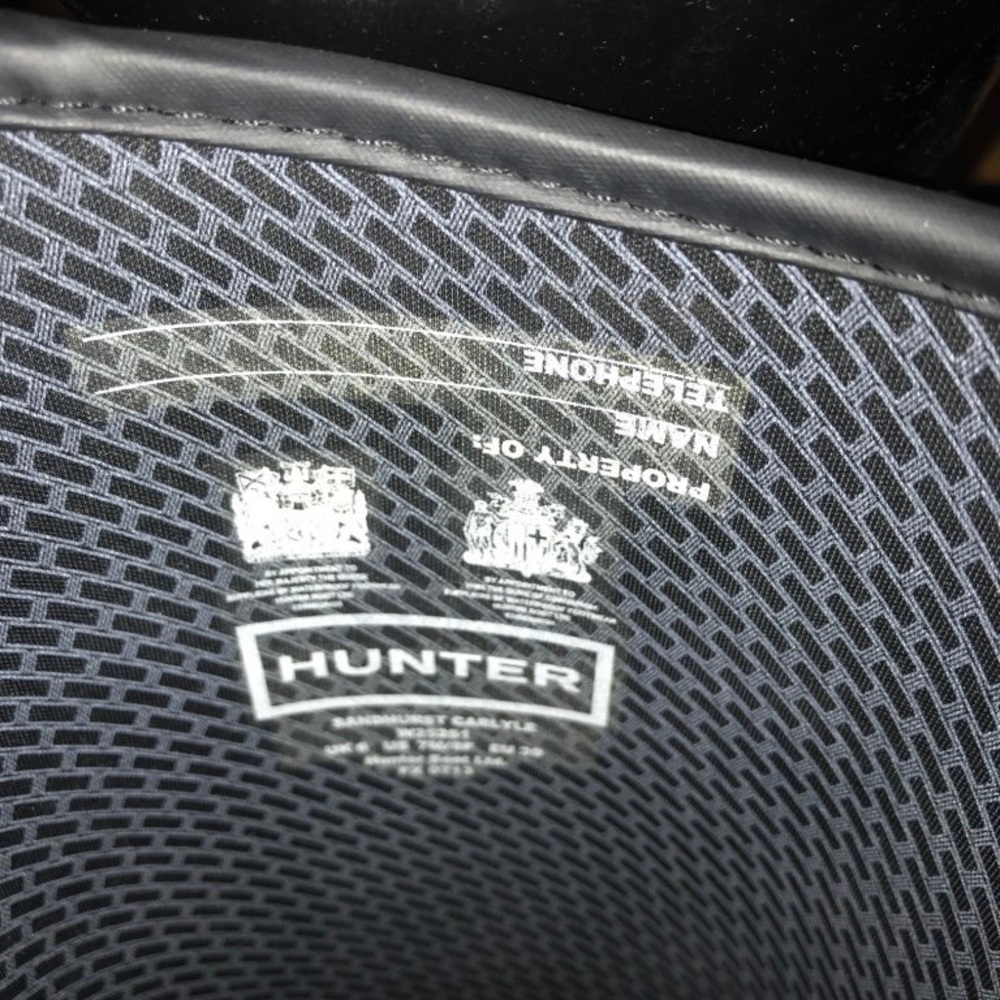 Hunter rain boots size 7
